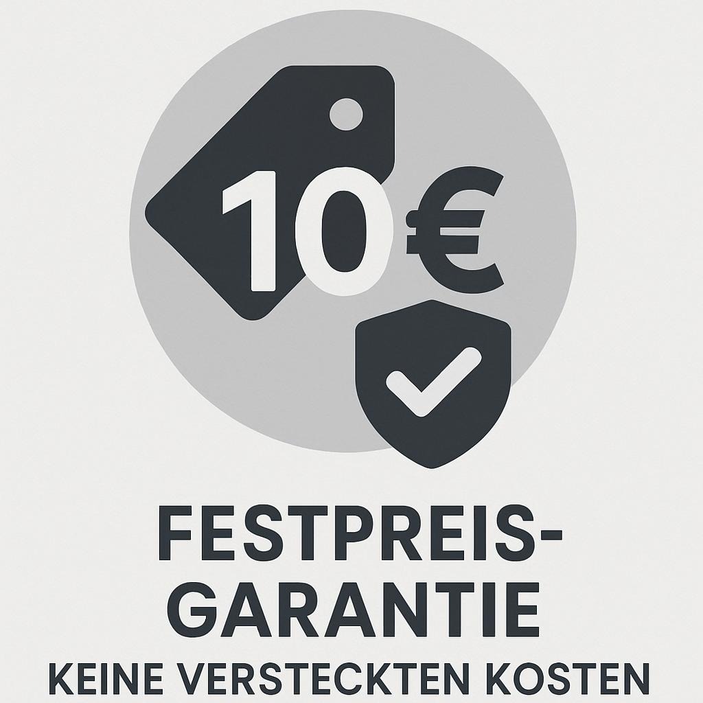 ✅ Festpreis-Garantie – Keine versteckten Kosten.