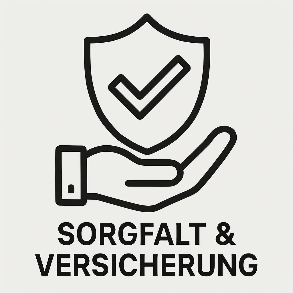 🛡️ Sorgfalt & Versicherung